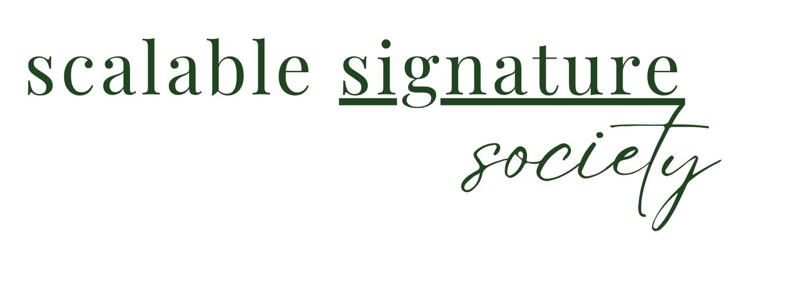 Scalable Signature